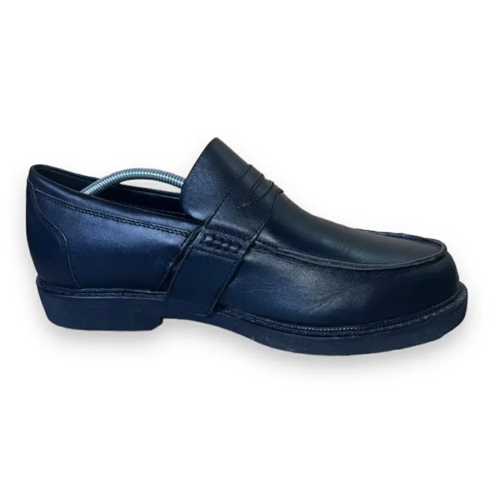 Apex Lexington LT200M Orthopedic Penny Loafers Black Men's‎ 10 (Wide)